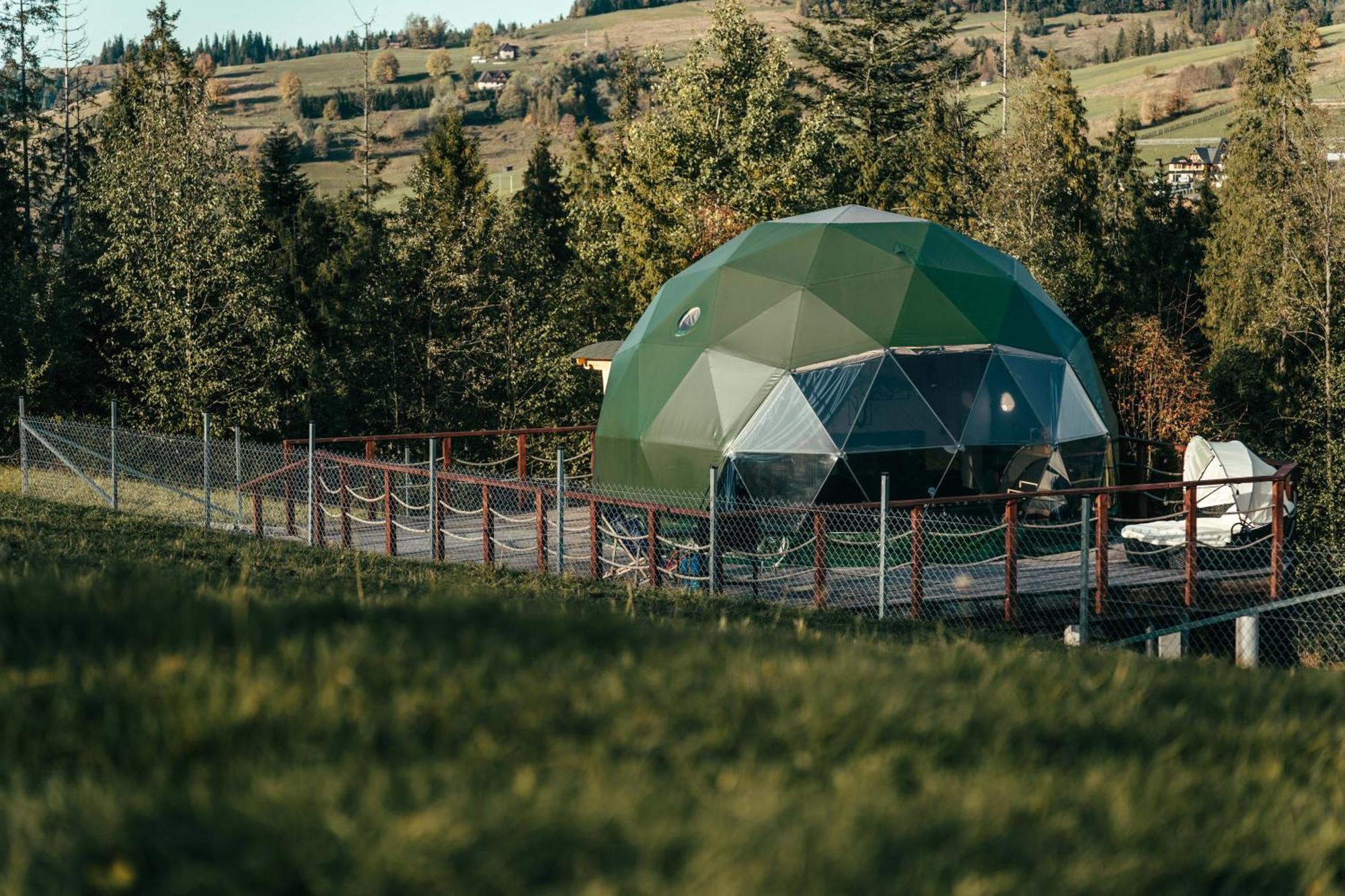 Goralski Harem Osada Glamp & Glass Z Jacuzzi I Balia Luxury tent