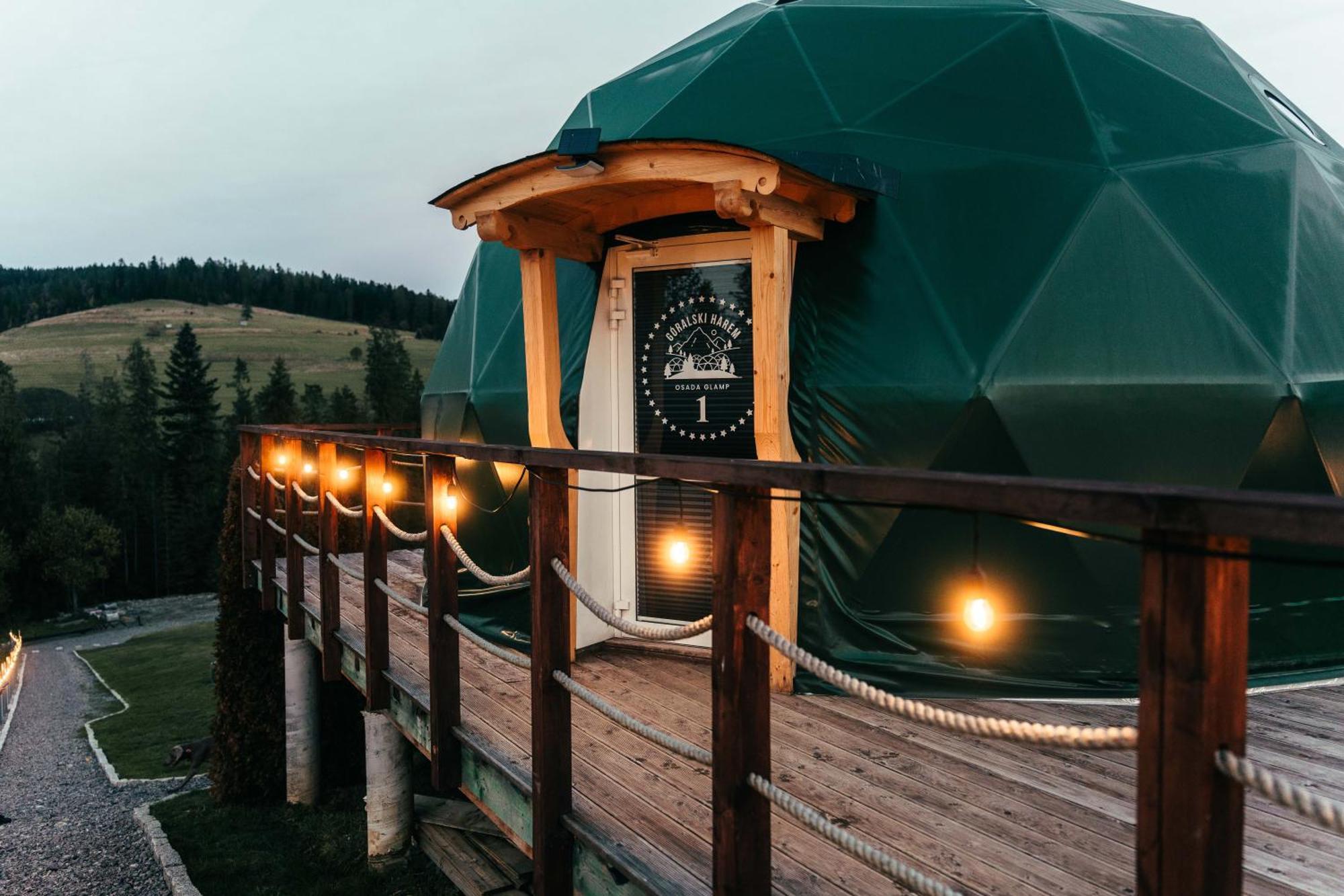 Luxury tent Goralski Harem Osada Glamp & Glass Z Jacuzzi I Balia *