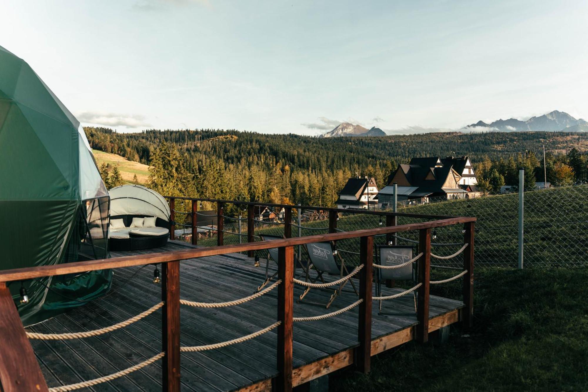 Luxury tent Goralski Harem Osada Glamp & Glass Z Jacuzzi I Balia Zakopane