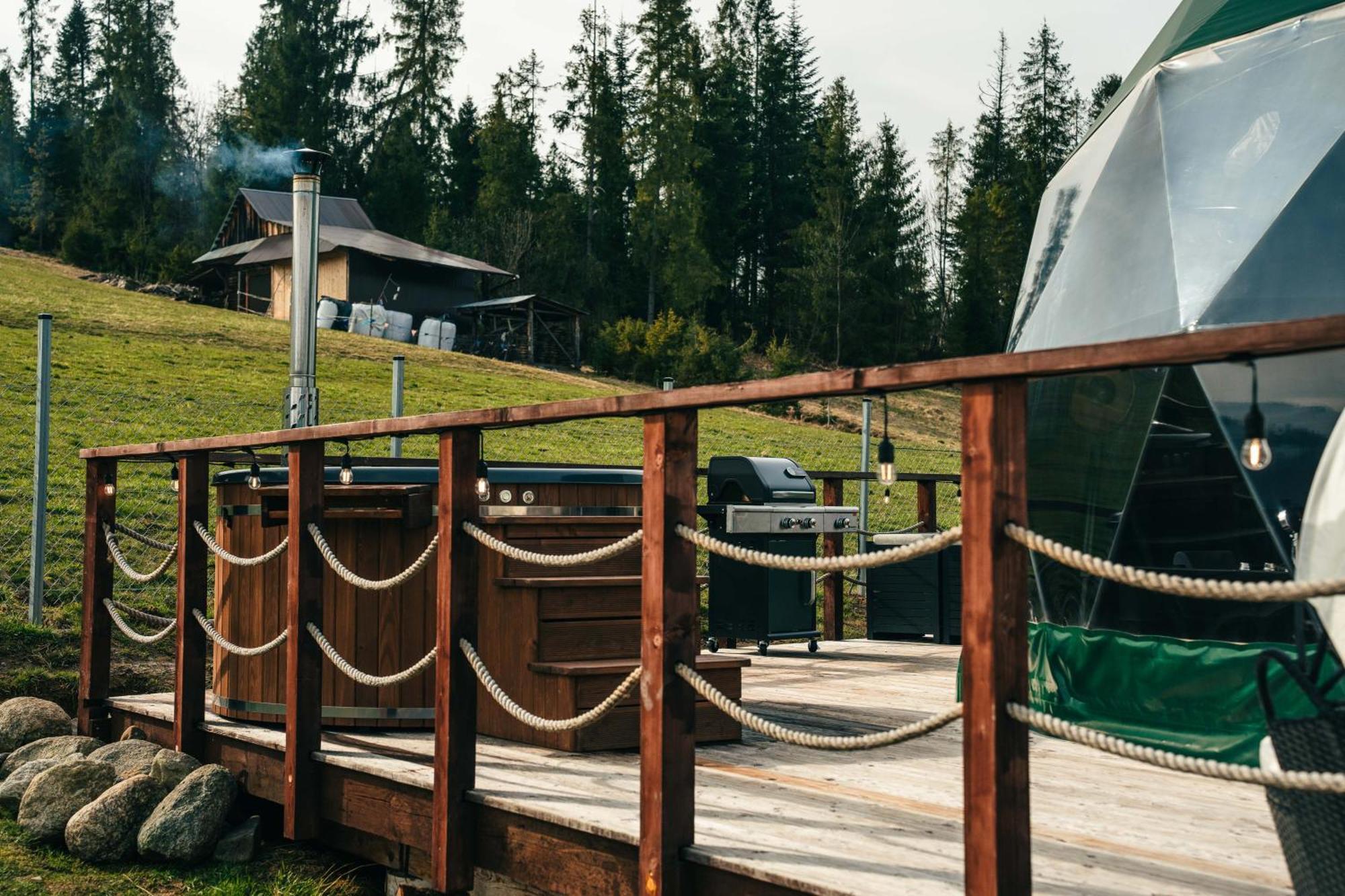 Luxury tent Goralski Harem Osada Glamp & Glass Z Jacuzzi I Balia