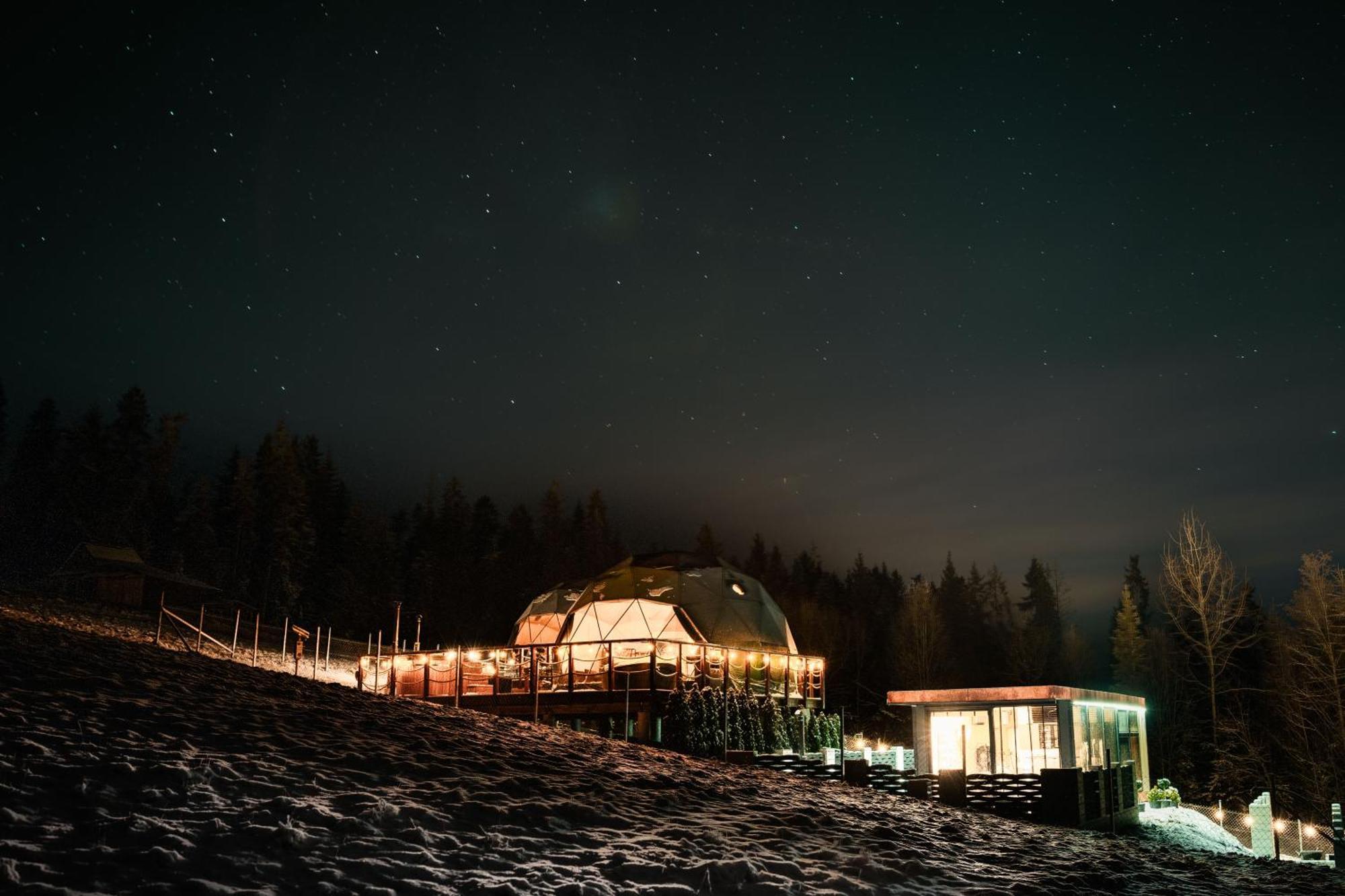 Goralski Harem Osada Glamp & Glass Z Jacuzzi I Balia Luxury tent Zakopane